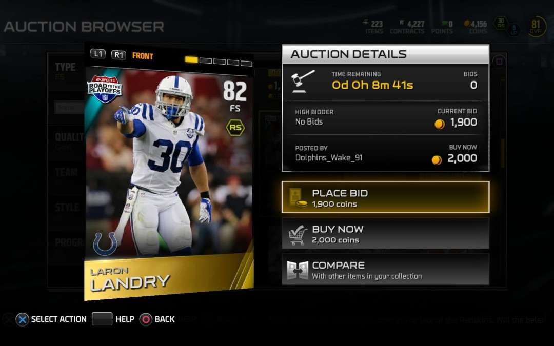 MUT 16 Budget Player Ratings