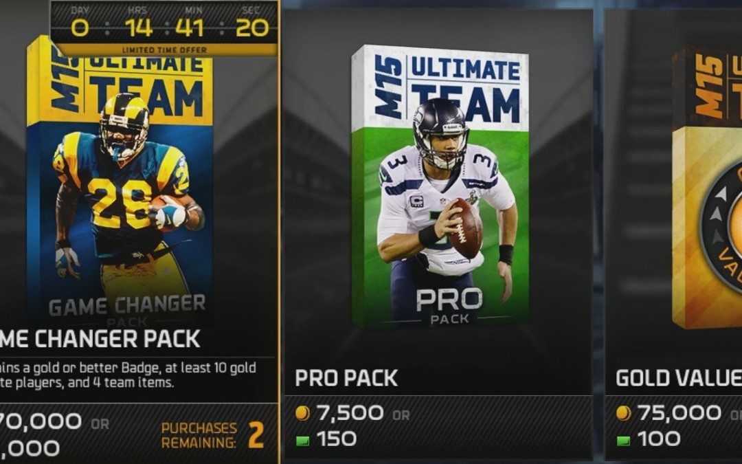 A picture of the nfl pro pack in madden ultimate team.