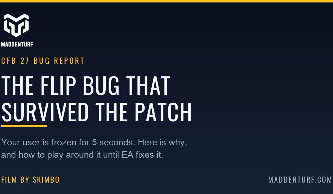 CFB 27 Defense Flip Bug: The Glitch That Survived the July Patch
