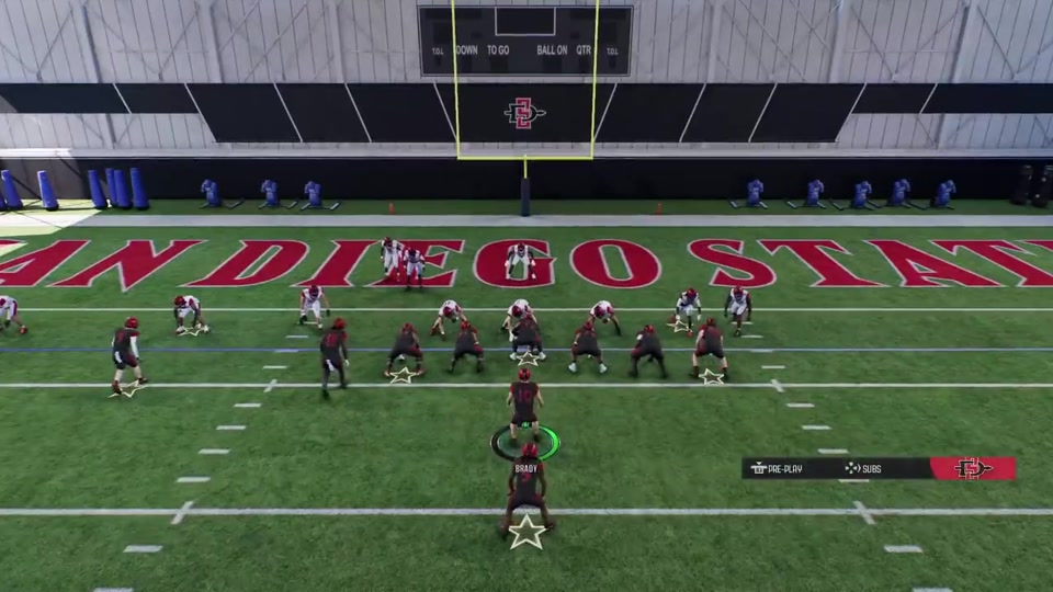 Red Zone RPO Peek Y Flat Setup