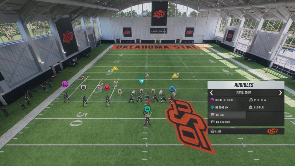 The Pistol Trips Run Game Setup