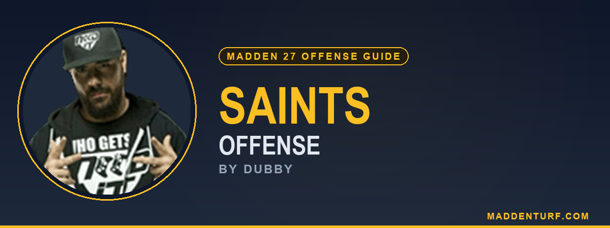 Madden 27 Saints Offense Guide by Dubby