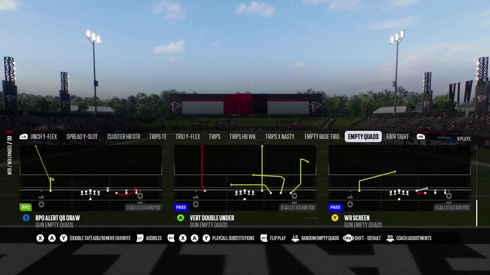 Empty Quads Scheme Setup