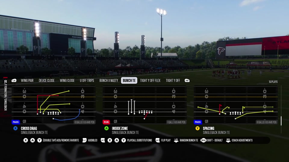 Singleback Bunch TE Setup