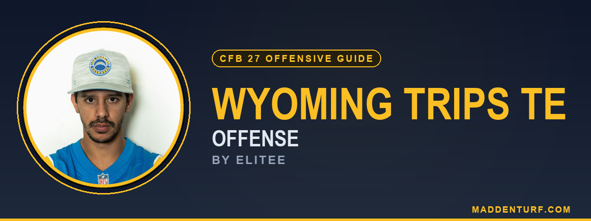College Football 27 Wyoming Trips TE Offense Guide by Elitee