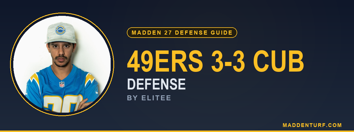 Madden 27 49ers 3-3 Cub Defense Guide by Elitee