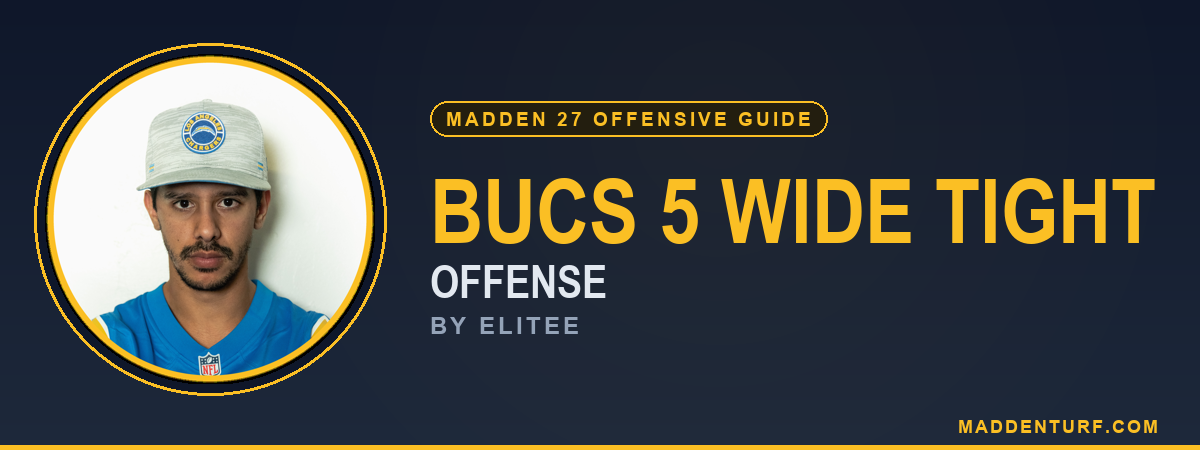 Madden 27 Bucs 5 Wide Tight Offense Guide by Elitee